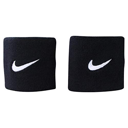 NIKE Wristband, Muñequera Hombre, Negro, Talla Única