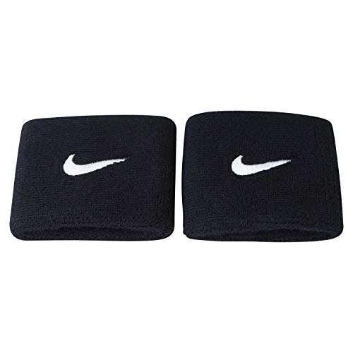 NIKE Wristband, Muñequera Hombre, Negro, Talla Única