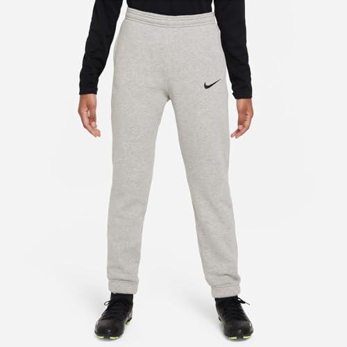 Nike Y NK FLC PARK20 Pant KP Pants, Unisex-Child, Dk Grey Heather/Black/Black, XL