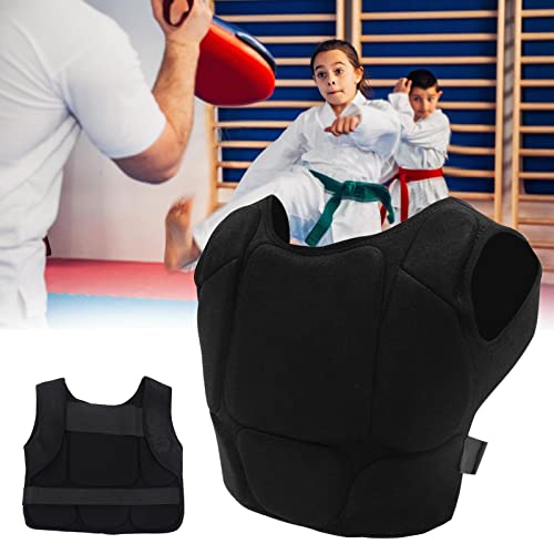 Niktule Protector Boxeo, Protector Pecho Taekwondo, Duradero, Transpirable, Karate, Taekwondo, Boxeo, Artes Marciales, Protector Pecho para niños, Adultos, Hombre y Mujer