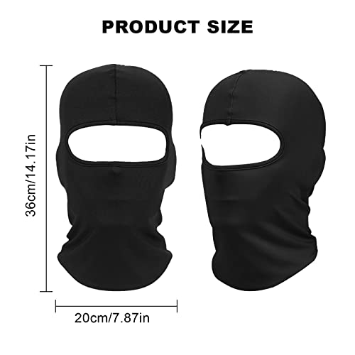 NITAIUN 5 Piezas Balaclavas Máscara Elástica de Esquí Sombrero para Motocicleta Suave a Prueba de Viento Transpirable Multiusos para Esquí Motocicleta Ciclismo Unisex Hombres Mujeres (5 Piezas)