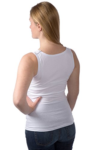 Nitis Umstandsmode - Chaleco - para mujer blanco (white)