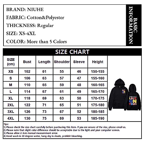 NIUHE Hombre Sudadera con Capucha Impresiones Digitales Divertidas Popular Fashion Hoodie a Manga Larga de Color Sólido(L,1 Negro)