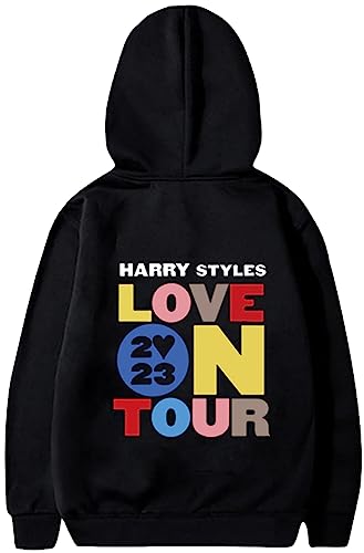 NIUHE Hombre Sudadera con Capucha Impresiones Digitales Divertidas Popular Fashion Hoodie a Manga Larga de Color Sólido(L,1 Negro)