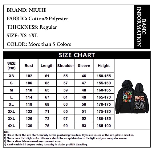 NIUHE Sudadera con Capucha con Motivo Abecedario Digital Hoodie Musical Primavera de Manga Larga(L,1 Negro)