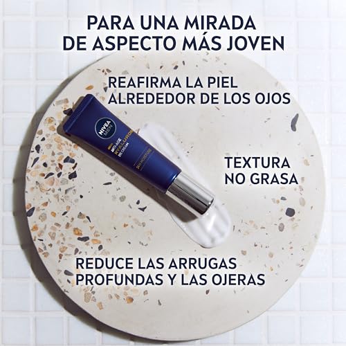 NIVEA MEN Hyaluron Pack Set Regalo Rutina Cuidado Facial Antiedad Hombre, pack de hombre con crema antiedad (1 x 50 ml) y contorno de ojos (1 x 15 ml)