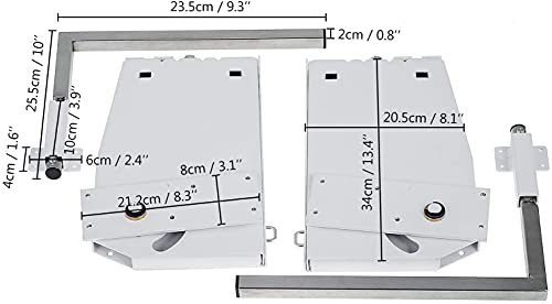 NOBLJX Bricolaje Murphy Wall Bed Springs Mecanismo Kit de Hardware, Soporte de Cama de Montaje Vertical de Servicio Pesado, Dentro de 9 resortes Premium para el hogar, Hotel Moderno, etc