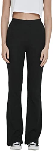 NOISY MAY Mujer Pantalones Campana Casuales Deportivos Negro 40 (M)