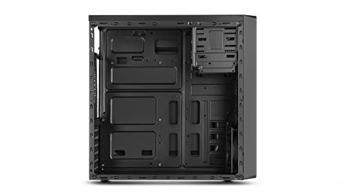 Nox Coolbay RX - NXCBAYRX - Caja de Ordenador ATX y Micro ATX, USB 3.0, Frontal Acabado Metal Mesh, Espacio hasta 3 Ventiladores, 4 Discos Duros y graficas hasta 370mm, Color Negro