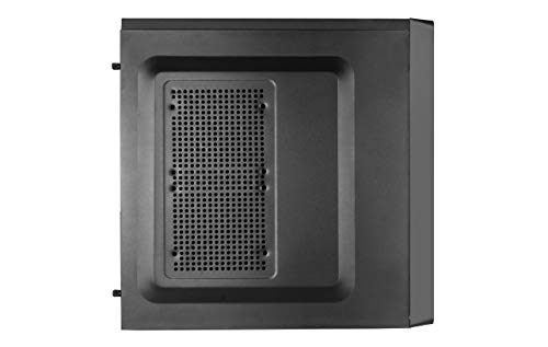 Nox Coolbay RX - NXCBAYRX - Caja de Ordenador ATX y Micro ATX, USB 3.0, Frontal Acabado Metal Mesh, Espacio hasta 3 Ventiladores, 4 Discos Duros y graficas hasta 370mm, Color Negro