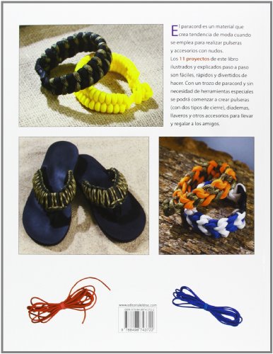 Nudos con paracord: 11 proyectos fáciles de hacer paso a paso de pulseras, diademas, llaveros... (EL LIBRO DE)