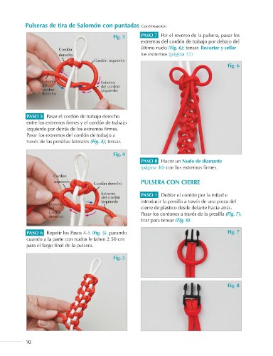 Nudos con paracord: 11 proyectos fáciles de hacer paso a paso de pulseras, diademas, llaveros... (EL LIBRO DE)