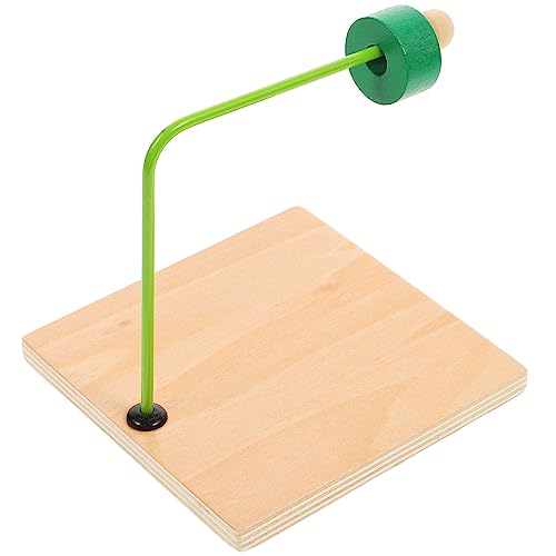 NUOLUX Monti Niños Montessori Discos Dowel Horizontal Montessori Juguetes para Niños Sensory Preschool Enseñar Aprender Educación Juguetes de Madera Discos para Niños Un Juguete Horizontal