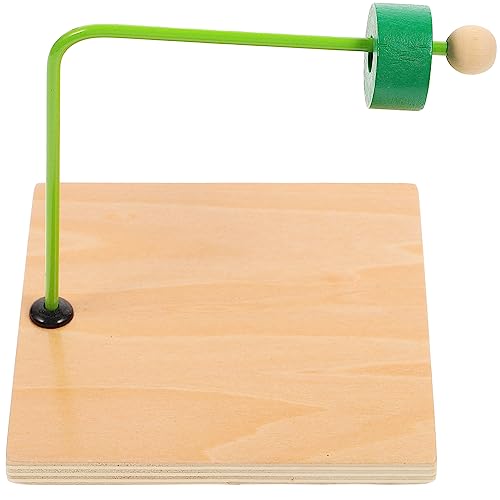 NUOLUX Monti Niños Montessori Discos Dowel Horizontal Montessori Juguetes para Niños Sensory Preschool Enseñar Aprender Educación Juguetes de Madera Discos para Niños Un Juguete Horizontal