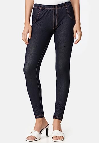 Nur Die Treggings Leggings, Azul (Dunkel Jeans), S (38-40) para Mujer