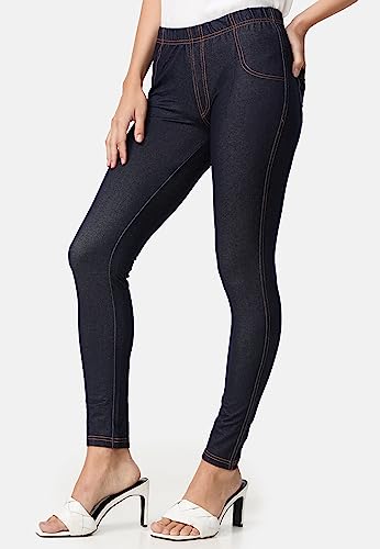 Nur Die Treggings Leggings, Azul (Dunkel Jeans), S (38-40) para Mujer