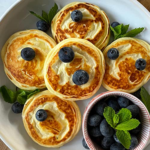 Nuvola Zero - Mezcla en polvo para Pancake, 180 g x 6 Panqueques proteicos Sin carbohidratos, sin gluten, sin lactosa, sin azúcar, sin levadura, Made in Italy