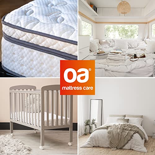 OA Kit de Limpieza Colchones y de Camas (Pack de 4) I Limpiador Colchones MATTRESS CARE I Limpia Tapicerias SOFA CARE I Limpiador Sofa, Textiles, Colchón I Bayeta de Limpieza de Microfibra I PFC-free