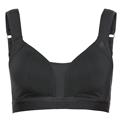 Odlo Bra Comfort High – Sujetador Deportivo, Mujer, Sports Bra Comfort High, Negro, 70