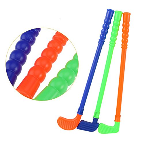 OFKPO Niños Golfista Plástico Juguete Golf Set,Set de Golf de Plastico Caddy