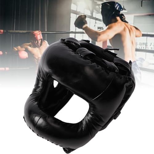 Okuyonic Casco de Boxeo, Casco de Boxeo, Correa Ajustable, Cómodo Gancho y Bucle para Niños para Entrenar