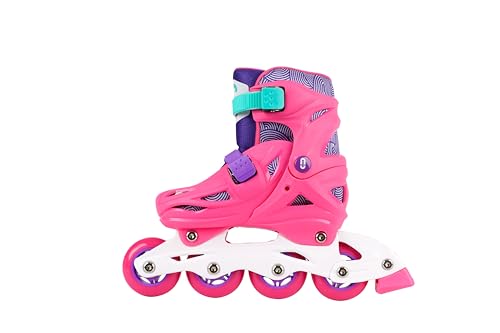 OLSSON Patines en línea Infantil Lite Sally Talla 28-35 - Sistema de Talla Ajustable - Rodamientos ABEC 7 - chasis Resistente al Impacto - Ruedas 64/70MM - Sujeción Regulable - Homologado (32-35)