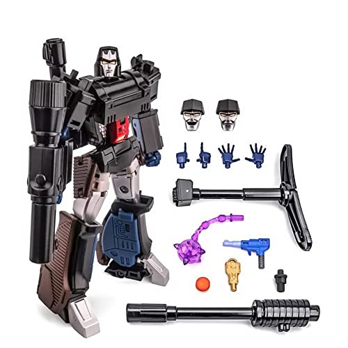 oLUes Transformers Toys, versión de Lujo a pequeña Escala H-9B Modelo de Robot de Figura de acción Megatron Adecuada for 6 años y más, Altura 12 cm