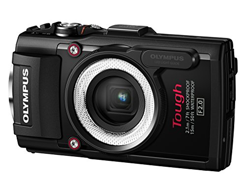 Olympus LG-1 - Flash Macro/anular Olympus Tough, Negro TG-7