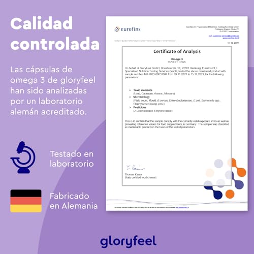 Omega 3 2000mg - 260 cápsulas blandas - 660mg de EPA y 440mg de DHA - Máxima concentración de Aceite de pescado - Cerebro, visión y corazón* - Para +4 meses (2 diarias)