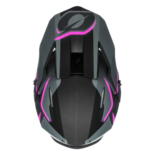 O'NEAL | Casco de Motocross | MX Enduro | Estándar de Seguridad ECE 22.05, Ventilación para una óptima ventilación y refrigeración | Voltaje del Casco 3SRS | Adultos | Negro Rosa | Talla XL