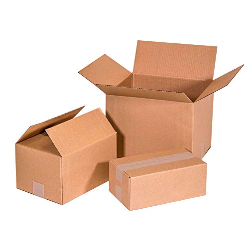 Only Boxes, Pack 25 Cajas de Cartón para envíos Almacenamiento Paquetería, Canal Simple Reforzado, Caja almacenaje, Dimensiones: 20x15x15 cm, Caja cartón con solapa