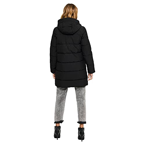 Only Onldolly Long Buffer Coat CC Otw Abrigo, Negro (Black), M para Mujer