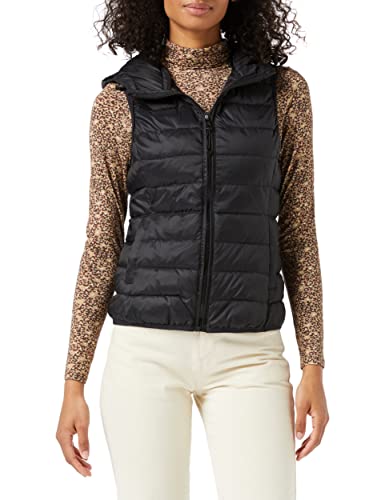 ONLY ONLNEWTAHOE Hood Waistcoat OTW Noos Chaqueta, Negro 1, M para Mujer