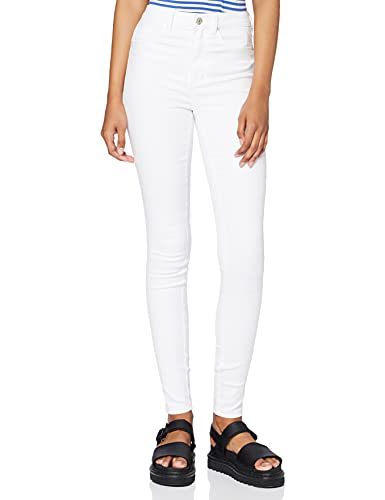 ONLY Onlroyal HW Skinny Fit Jeans, White, S / 32 para Mujer