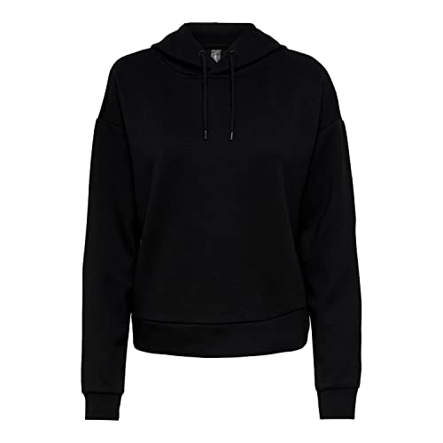 ONLY ONPLOUNGE LS Hood Sweat-Noos Sudadera con Capucha, Black, XL para Mujer