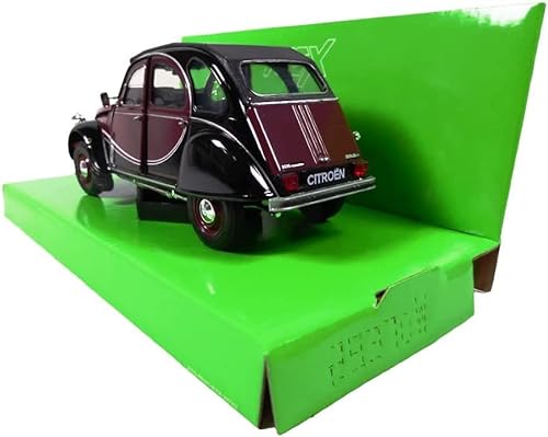 OPO 10 - Coche 1/24 Citroen 2CV Charleston - Welly 24009W Bicolor