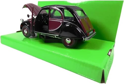 OPO 10 - Coche 1/24 Citroen 2CV Charleston - Welly 24009W Bicolor