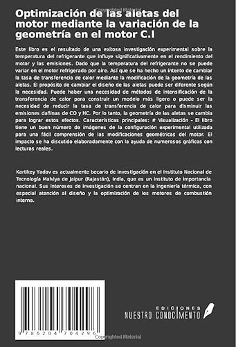 Optimización de las aletas del motor mediante la variación de la geometría en el motor C.I