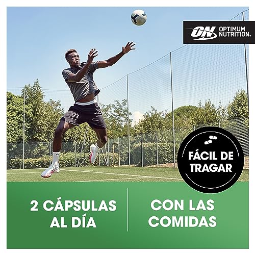 Optimum Nutrition Cápsulas de Creatina, 2500mg de Monohidrato de Creatina por Porción, Sin sabor, Suplemento Alimenticio para Apoyar el Rendimiento, 100 porciones, 200 cápsulas