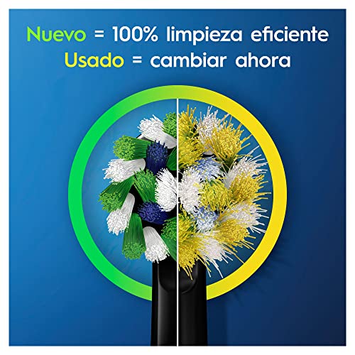 Oral-B CrossAction Cabezal De Recambio Negro, Pack De 8 Unidades