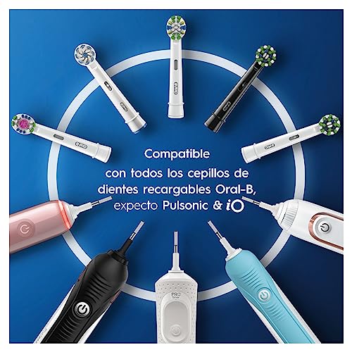 Oral-B CrossAction Cabezal De Recambio Negro, Pack De 8 Unidades