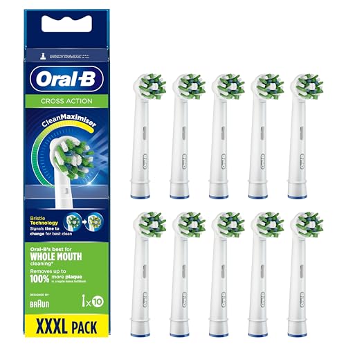 Oral-B CrossAction Cabezal De Recambio, Pack De 10 Unidades