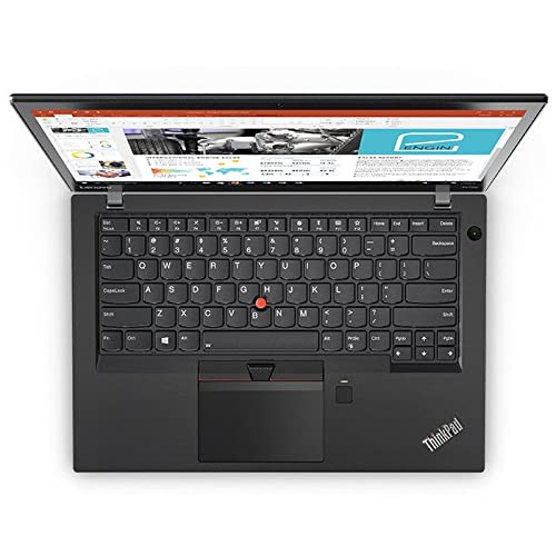 Ordenador Portatil i5, Portatil 14 Pulgadas, Lenovo Thinkpad T470, i5, 8GB RAM, 256GB SSD, Teclado QWERTY Español, Laptop Windows 10 Pro, Garantía de 2 Años (Reacondicionado)