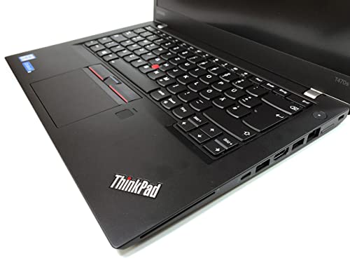 Ordenador Portatil i5, Portatil 14 Pulgadas, Lenovo Thinkpad T470, i5, 8GB RAM, 256GB SSD, Teclado QWERTY Español, Laptop Windows 10 Pro, Garantía de 2 Años (Reacondicionado)