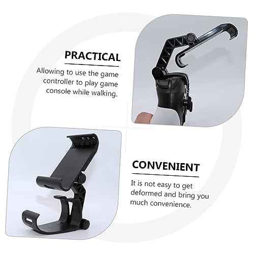 OSALADI 2 Piezas Soporte Clip De Consola De Juegos Ajustable Accesorio De Juego Estante De La Consola De Juegos Abrazadera Para Gamepad Accesorio De Mando Pantalla Montar Abdominales Lite