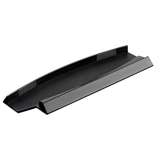 OSTENT Skid Proof Consola Vertical Soporte Compatible para Sony Playstation 3 PS3 Slim Consola Videojuegos Color Negro