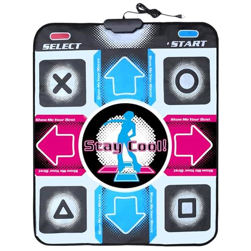 OSTENT USB Antideslizante StepMania Step Dance Alfombrilla Manta para PC Portátil Ritmo Videojuego