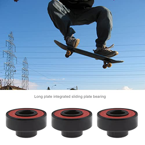 OTOTEC 4 piezas 608-2RS rodamiento integrado de alta velocidad de bajo ruido para monopatines, patines de 22 mm de diámetro exterior, 8 mm de diámetro interior, rojo