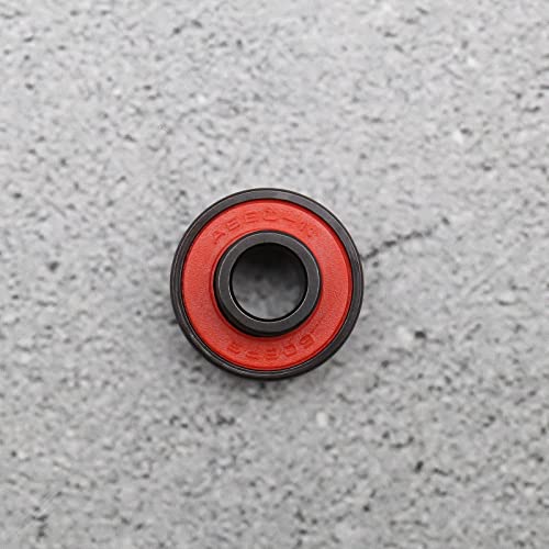 OTOTEC 4 piezas 608-2RS rodamiento integrado de alta velocidad de bajo ruido para monopatines, patines de 22 mm de diámetro exterior, 8 mm de diámetro interior, rojo