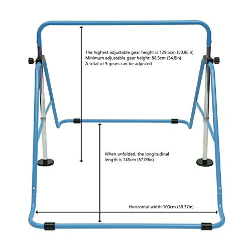 OUKANING Gimnasia Infantil Barras horizontales Barras asimétricas Barra de dominadas Barra Horizontal Entrenamiento de Gimnasia 4.25Ft